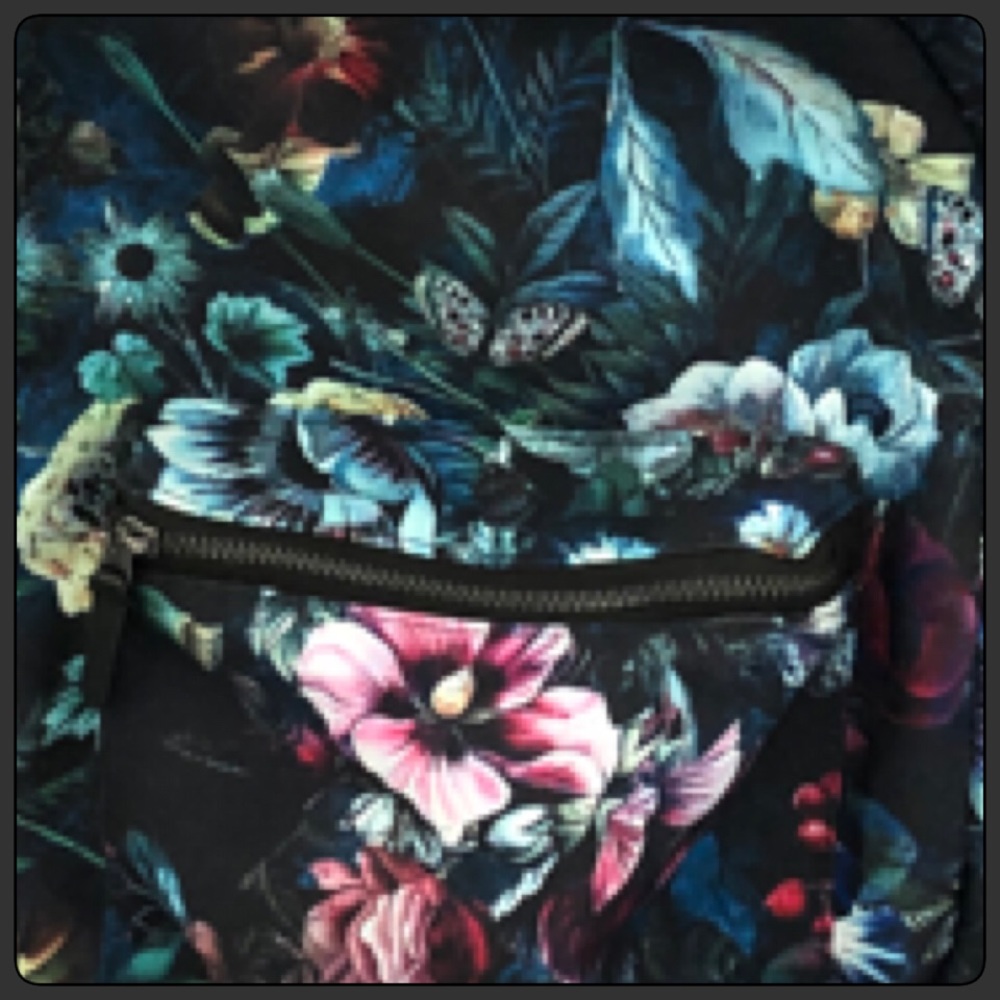 Custom Floral Backpack - Picture 2 of 7